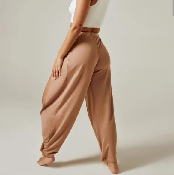 Creatures Of XIX CXIX make Moves High Waisted Slit Leg Pants Sand Beige Nude Sm - Picture 3 of 8